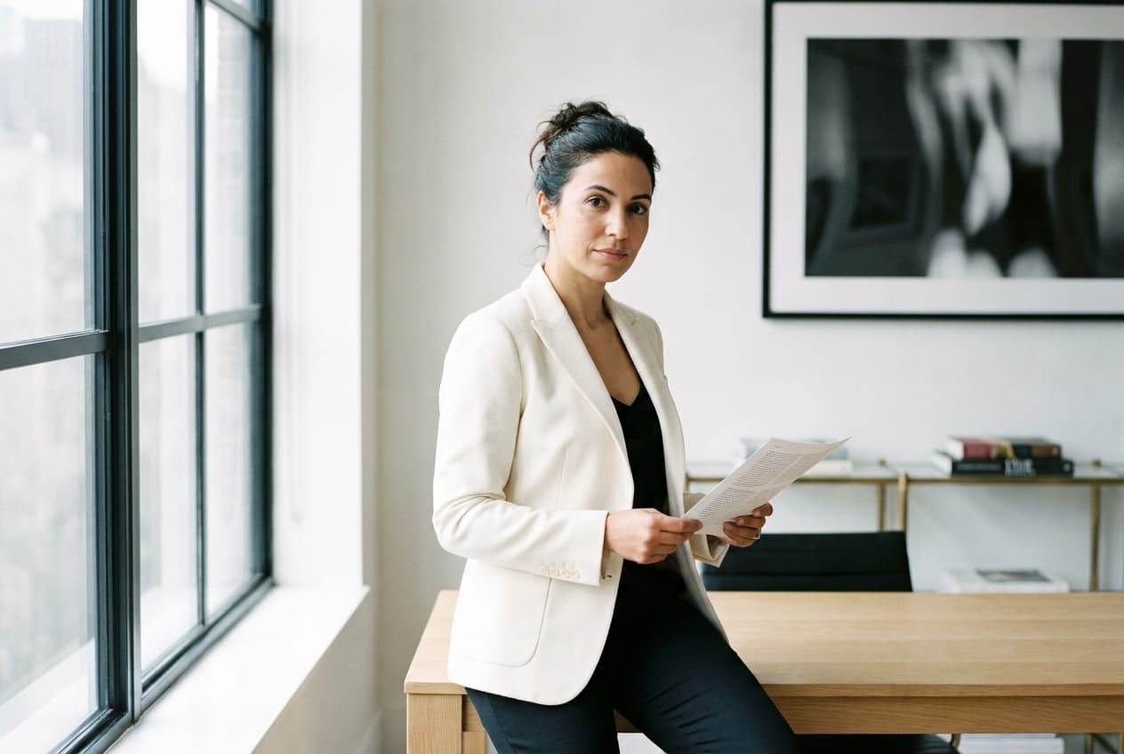 Bureau d'avocat parisien — codes Dalloz empilés, robe sur dossier de chaise, conclusions annotées.
